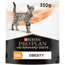Purina Pro Plan Veterinary diets OM St/Ox Obesity Management сухой корм для взрослых кошек при ожирении - 350 г