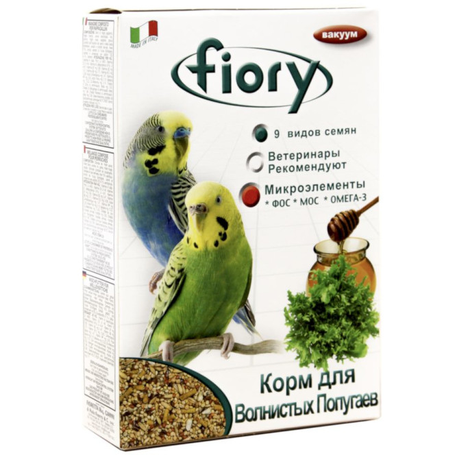 Fiory корм для волнистых попугаев Pappagallini - 400 г