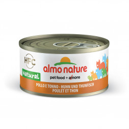 Almo Nature Legend Adult Cat Chicken&amp;Tuna консервированный корм с цельными кусочками курицы и тунца в бульоне для взрослых кошек - 70 гр. х 24 шт.