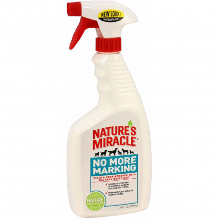 Спрей Nature`s Miracle NM No More Marking S&amp;O Remover для уничтожения пятен и запахов против повторных меток - 710 мл