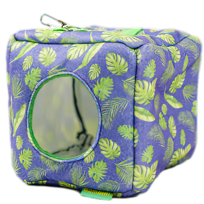 Bambini Pets домик-гамак подвесной из фетра Куб, для грызунов и хорьков, 16х16х16 см