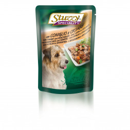 Консервы Stuzzy Speciality Dog для собак в паучах с кроликом и овощами - 100 г 24 шт
