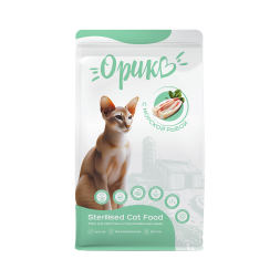 Орико сухой корм для взрослых стерилизованных кошек с морской рыбой - 1,5 кг