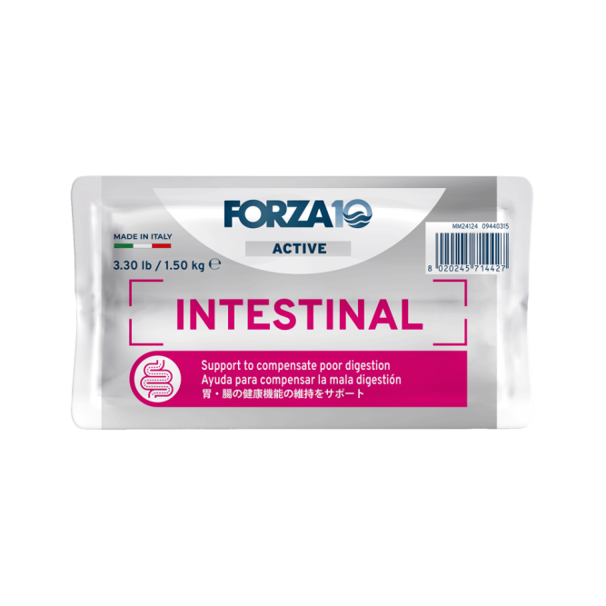 Forza10 Active Intestinal сухой корм для взрослых кошек при проблемах пищеварения с рыбой - 1,5 кг