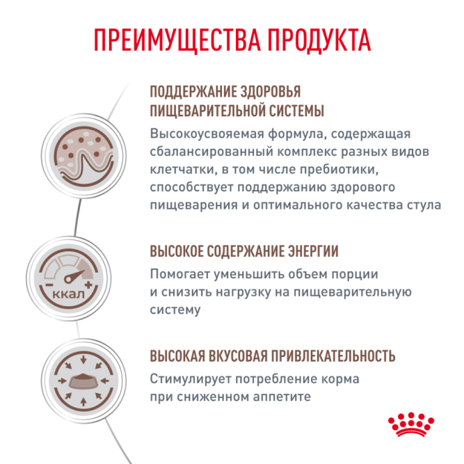 Royal Canin Gastrointestinal влажный диетический корм для взрослых кошек при расстройствах пищеварения, при истощении и в период реабилитации, в соусе, в паучах - 85 г х 28 шт