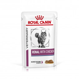 Royal Canin Renal Feline Chicken для кошек с почечной недостаточностью с курицей - 85 г