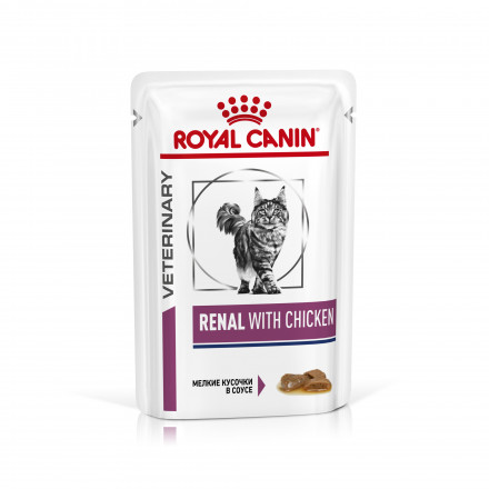 Royal Canin Renal Feline Chicken для кошек с почечной недостаточностью с курицей - 85 г