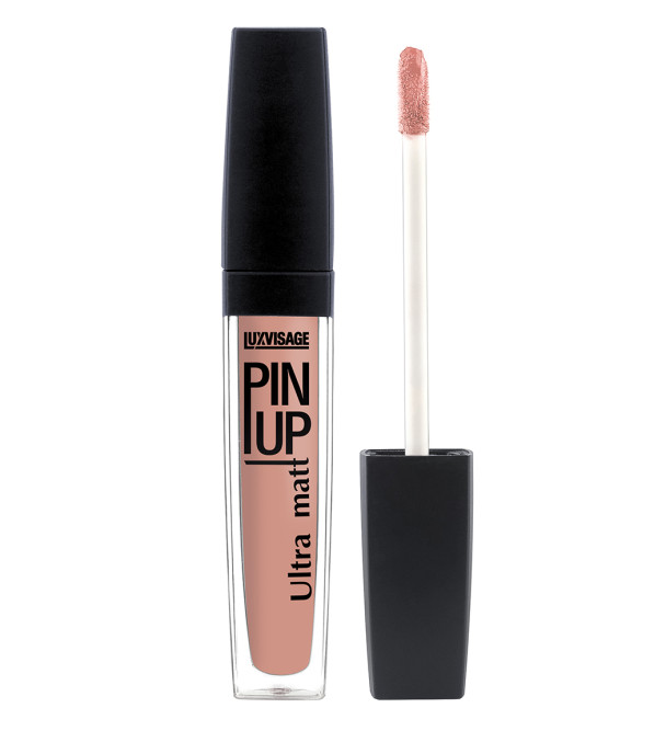 LUXVISAGE блеск для губ PIN UP Ultra Matt, тон 20 Pink sand