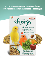 Fiory корм для канареек Canarini - 400 г