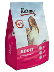 Karmy Adult сухой корм для взрослых кошек с телятиной - 400 г