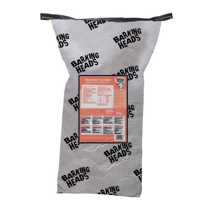 Barking Heads Мисочку оближешь сухой беззерновой корм для взрослых собак с лососем и картофелем - 18 кг