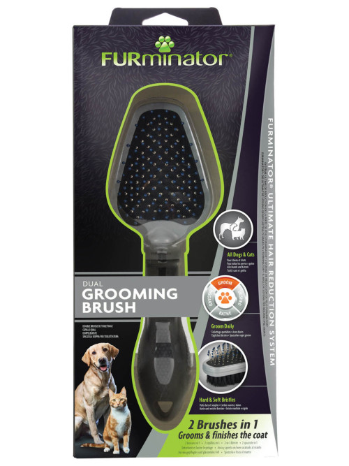 FURminator Dual Brush щетка двухсторонняя, зубцы 12 мм