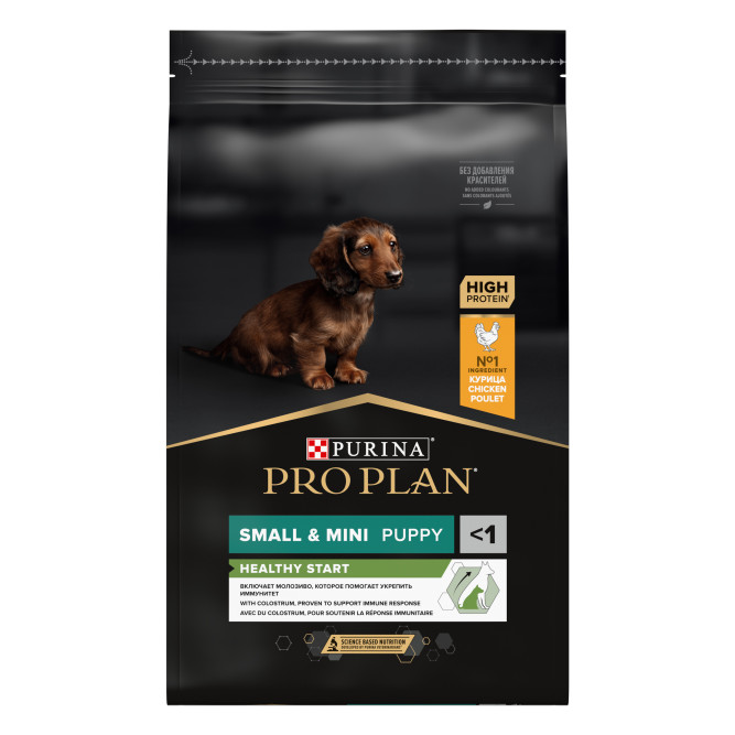Purina Pro Plan Small &amp; Mini Puppy сухой корм для щенков мелких и карликовых пород с курицей и рисом - 7 кг
