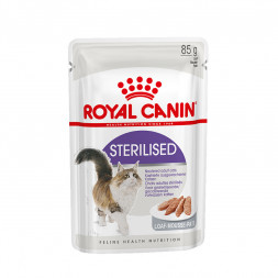 Royal Canin Sterilised паучи для стерилизованных кошек паштет - 85 г х 12 шт
