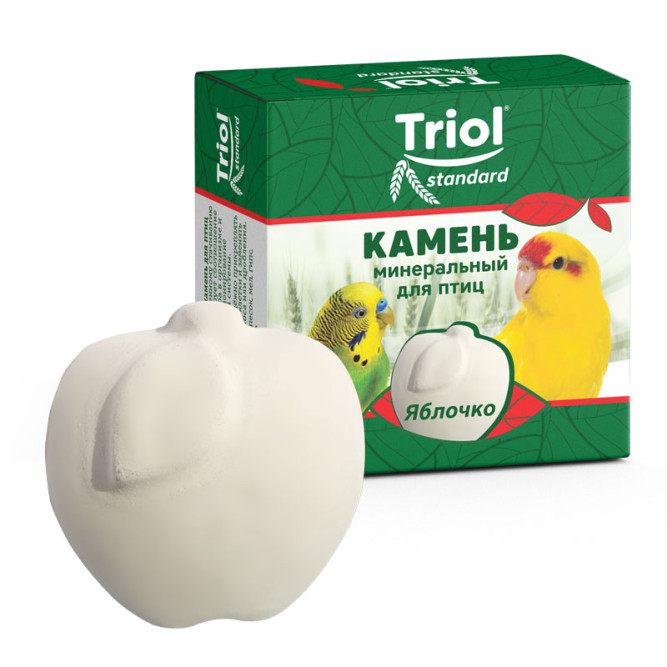 Triol Standard камень минеральный "Яблочко" для птиц - 30 г