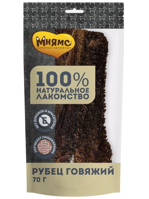 Мнямс лакомство для собак рубец говяжий - 70 г