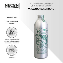 Necon Salmoil Ricetta №1 лососевое масло для собак и кошек для поддержания работы почек - 500 мл