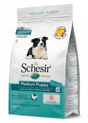 Schesir Dog Puppy Medium сухой корм для щенков средних пород с курицей - 3 кг