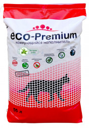 ECO Premium Алоэ наполнитель древесный 20,2 кг / 55 л