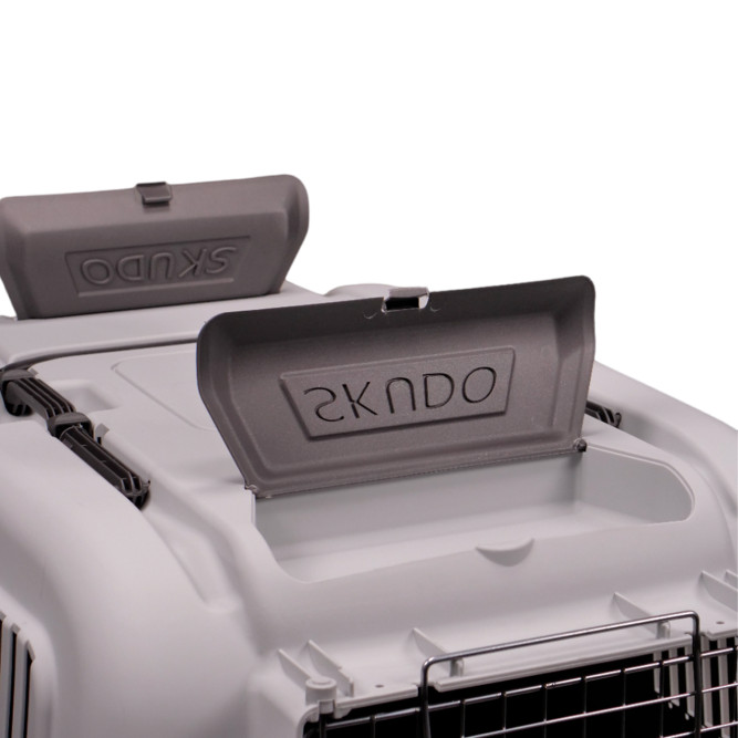 MPS переноска SKUDO 6 92х63х70h см с металлической дверцей с замком серая