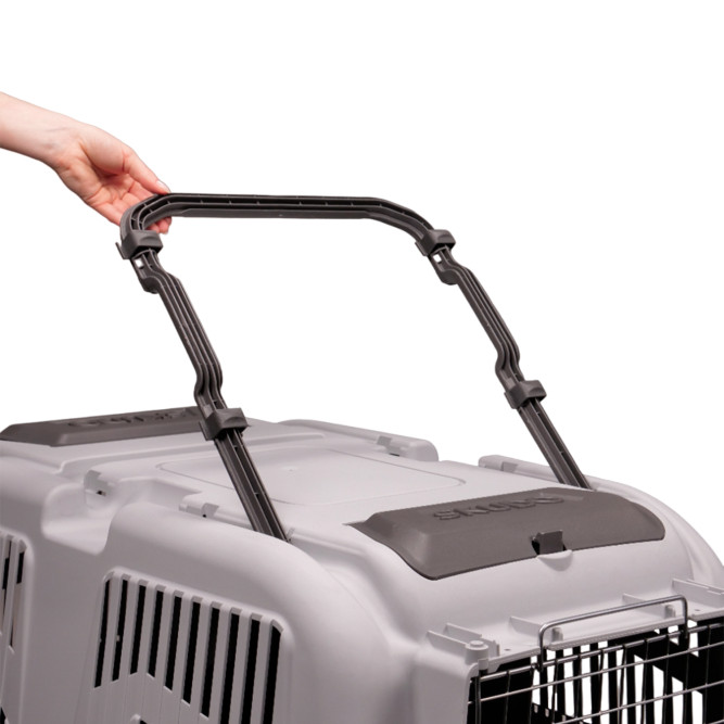 MPS переноска SKUDO 6 92х63х70h см с металлической дверцей с замком серая