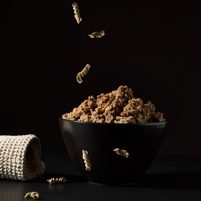 Мнямс Delicatesse "Бразато по-итальянски" влажный корм для собак паштет из говядины с морковью, в консервах - 200 г х 12 шт