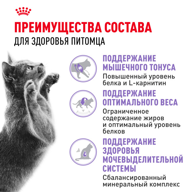 Royal Canin Sterilised 37 сухой корм для взрослых стерилизованных кошек - 10 кг