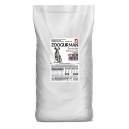 Зоогурман Sensitive сухой корм для взрослых собак средних и крупных пород при чувствительном пищеварении с лососем и рисом - 12 кг