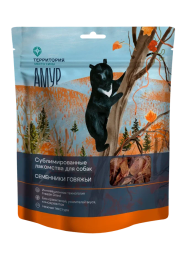 Территория Амур лакомство для взрослых собак всех пород, говяжьи семенники - 43 г