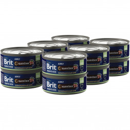 Brit Premium by Nature консервы для кошек с цыпленком - 100 г х 12 шт