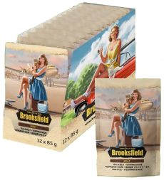 Brooksfield Adult Cat Veal влажный корм для взрослых кошек с телятиной в желе, в паучах - 85 г х 12 шт