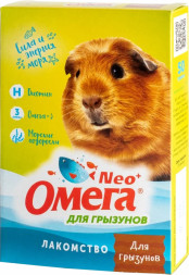 Омега Neo+ витаминизированное лакомство для грызунов, с биотином - 50 г