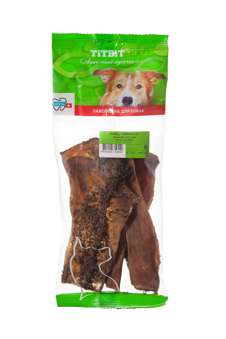 TiTBiT лакомство для собак Рубец говяжий XL - 66 г