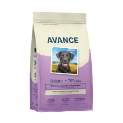 Avance Maxi Adult сухой корм для взрослых собак крупных пород с ягненком, индейкой и бурым рисом - 3 кг