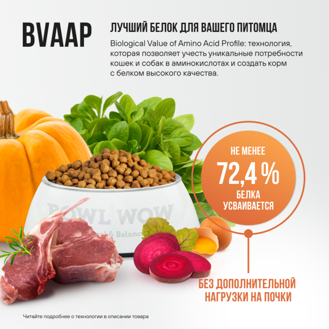 BOWL WOW мини-набор сухих кормов для взрослых собак мелких пород - 150 г х 4 шт: с розмарином - 2 шт, с тыквой - 2 шт