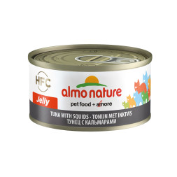 Almo Nature Legend Adult Cat Tuna&amp;Squids консервированный корм с цельными кусочками тунца и кальмарами в бульоне для взрослых кошек - 70 гр. х 24 шт.