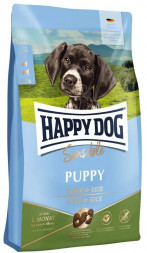 Happy Dog Sensible Puppy сухой корм для щенков от 4 недель до 7 месяцев с ягненком и рисом - 10 кг