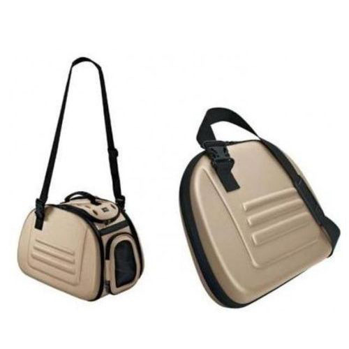 Ibiyaya складная сумка-переноска для кошек весом до 6 кг - бежевая