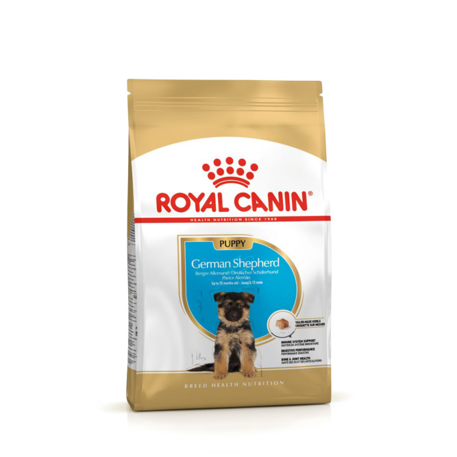 Royal Canin German Shepherd Puppy сухой корм для щенков породы немецкая овчарка до 15 месяцев - 12 кг