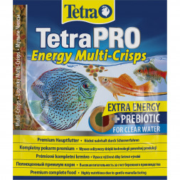 Tetra Pro Energy Crisps корм в виде чипсов для всех видов рыб для дополнительной энергии - 12 г (саше)