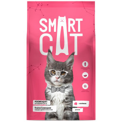 Smart Cat сухой корм для котят, с ягненком - 400 г
