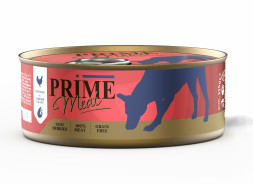 Prime Meat влажный корм для взрослых собак филе курицы с креветкой, в желе, в консервах - 325 г х 4 шт