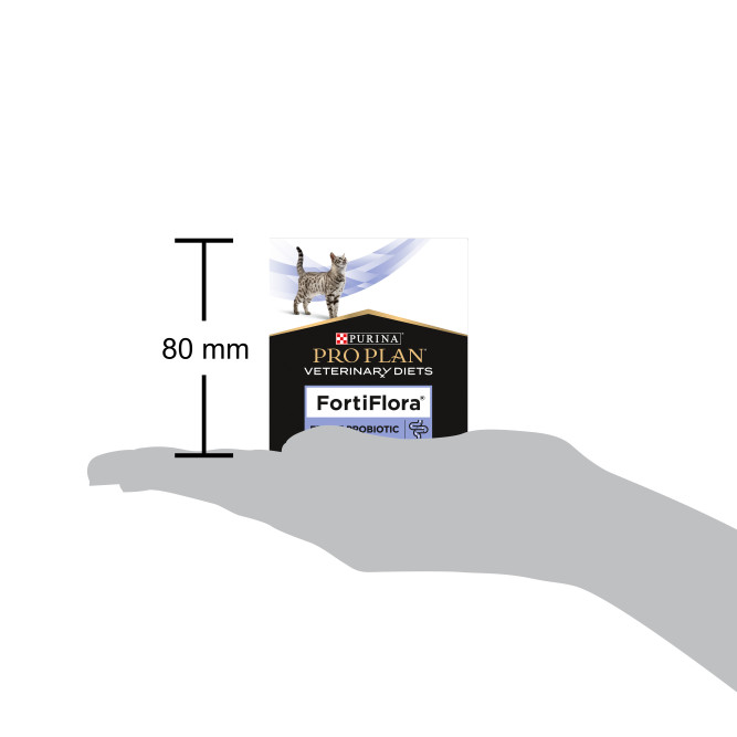 Purina Pro Plan Veterinary diets FortiFlora пребиотическая добавка для кошек и котят для поддержания баланса микрофлоры и здоровья кишечника - 30 г. СРОК ДО 30.01.2026
