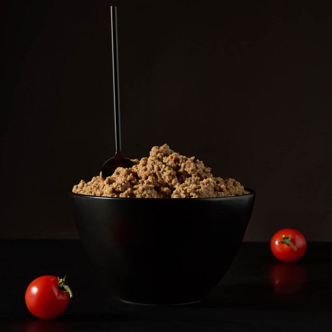 Мнямс Delicatesse "Олья Подрида по-барселонски" влажный корм для собак паштет из мясного ассорти с морковью, в консервах - 400 г х 12 шт