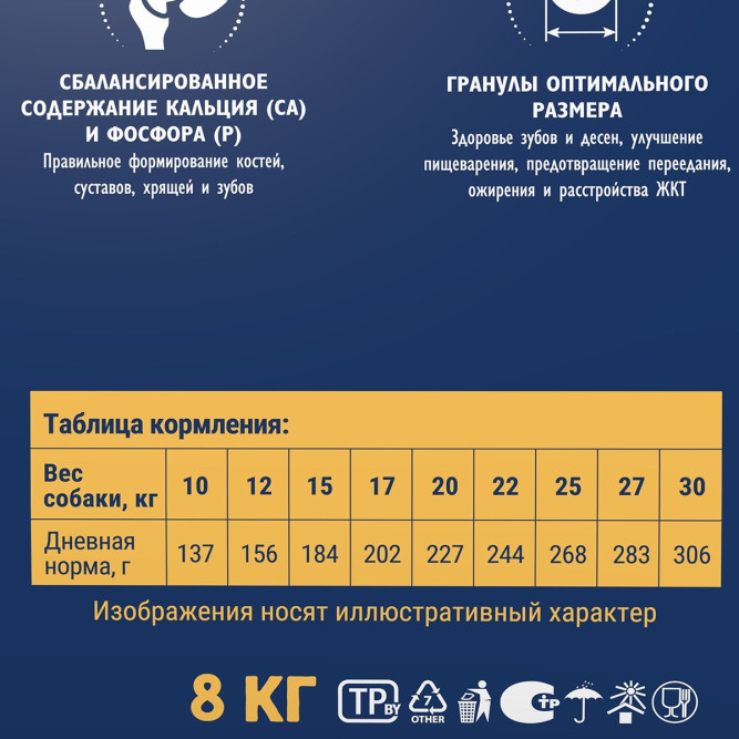 Брит Премиум Dog Adult Medium сухой корм для взрослых собак средних пород (10-25 кг), с индейкой и телятиной - 8 кг