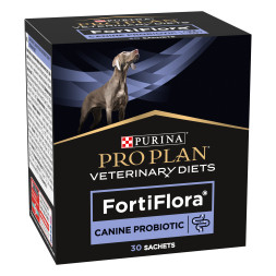 Purina Pro Plan Veterinary diets FortiFlora пребиотическая добавка для собак и щенков для поддержания баланса микрофлоры и здоровья кишечника - 30 г