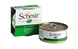 Schesir Dog Adult влажный корм для взрослых собак с цыпленком в консервах - 150 г
