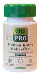 Vita Pro Multivit Kitty`s Multi effect мультивитамины для кошек - 100 таблеток