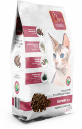 Clan Classic Gurman 33/14 сухой корм для взрослых привередливых кошек с индейкой и креветками - 1,25 кг