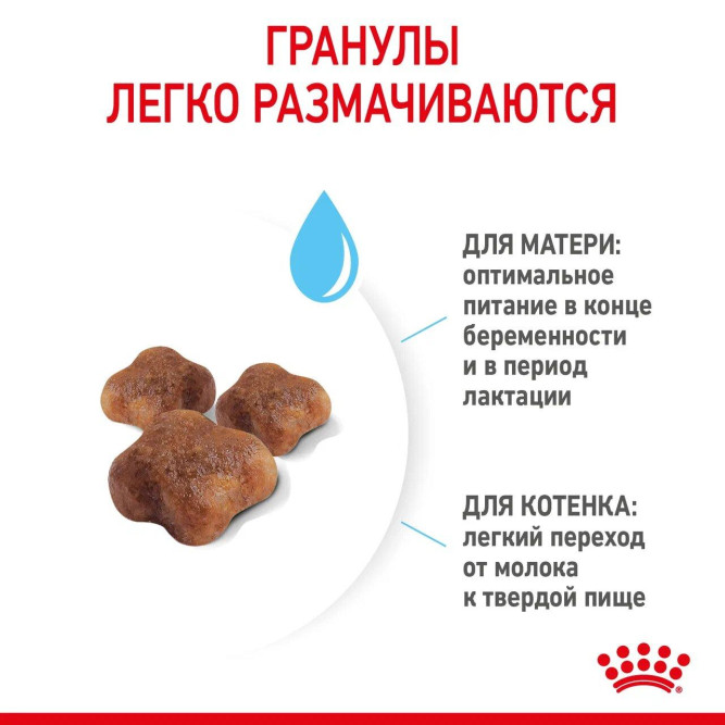 Сухой корм Royal Canin Mother&amp;Babycat для котят в возрасте от 1 до 4 месяцев, а также для кошек в период беременности и лактации - 400 гр